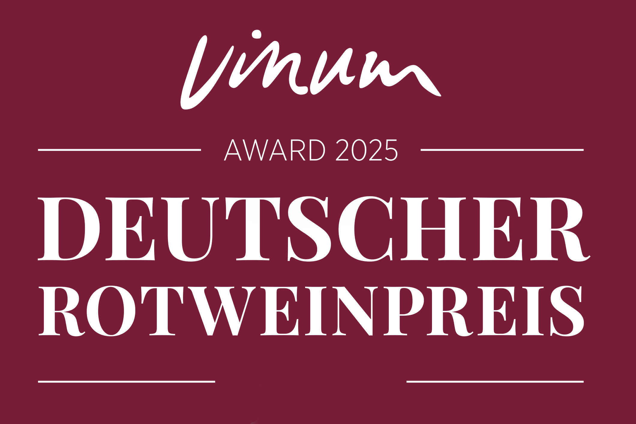 VINUM Deutscher Rotweinpreis 2025
